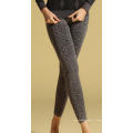 Legging Jacquard Terry Français sans soudure Womens Leopard